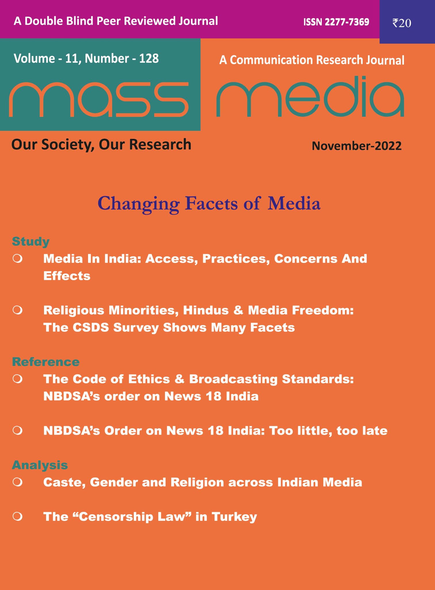 Mass Media (November 2022)